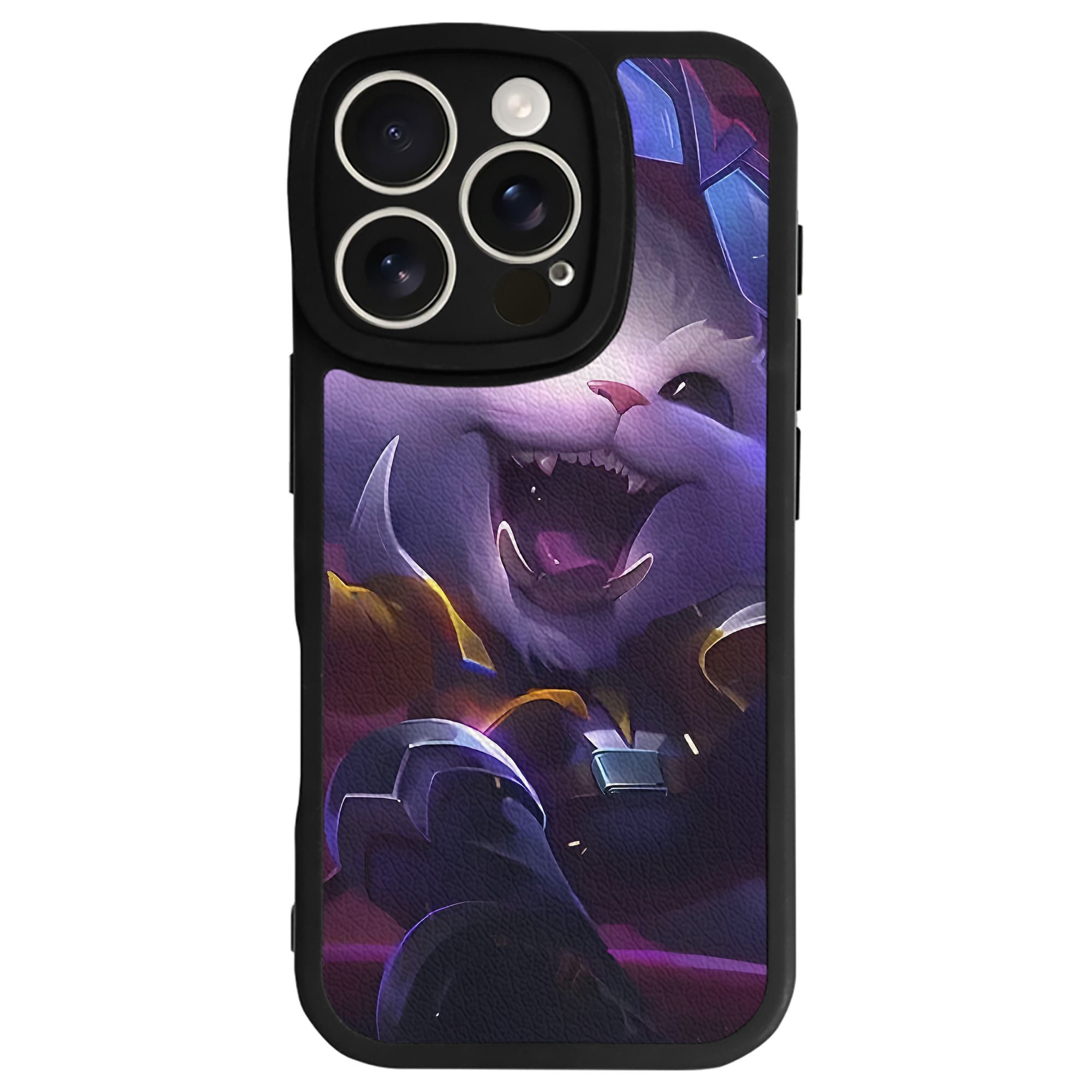 リーグ・オブ・レジェンド League of Legends LOL 【iPhone 16シリーズ対応】シリコンスマホケース（レザー調） 材質：シリコン